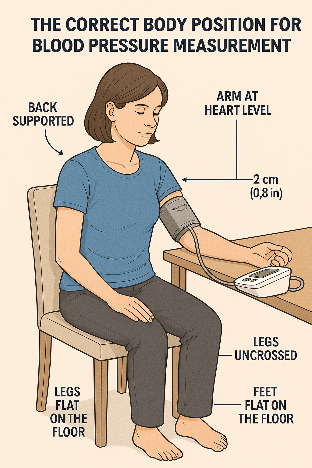 πώς μετριέται η αρτηριακή πίεση σωστά