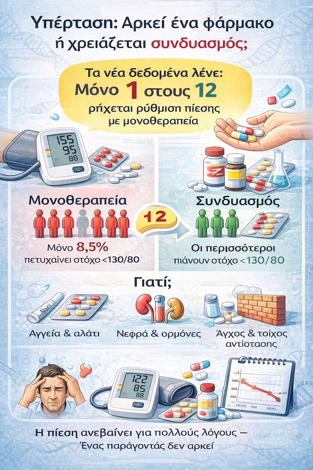 αντιυπερτασική μονοθεραπεία