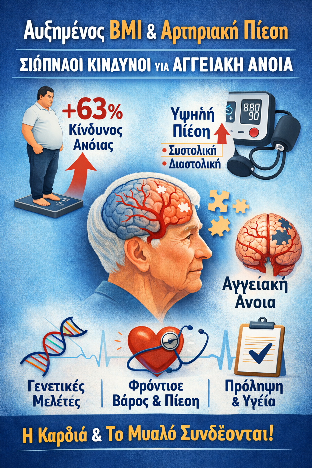 BMI υπέρταση και αγγειακή άνοια
